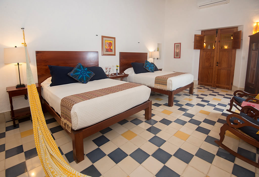 Habitación Clásica interior con 2 camas Queen – Edificio#1